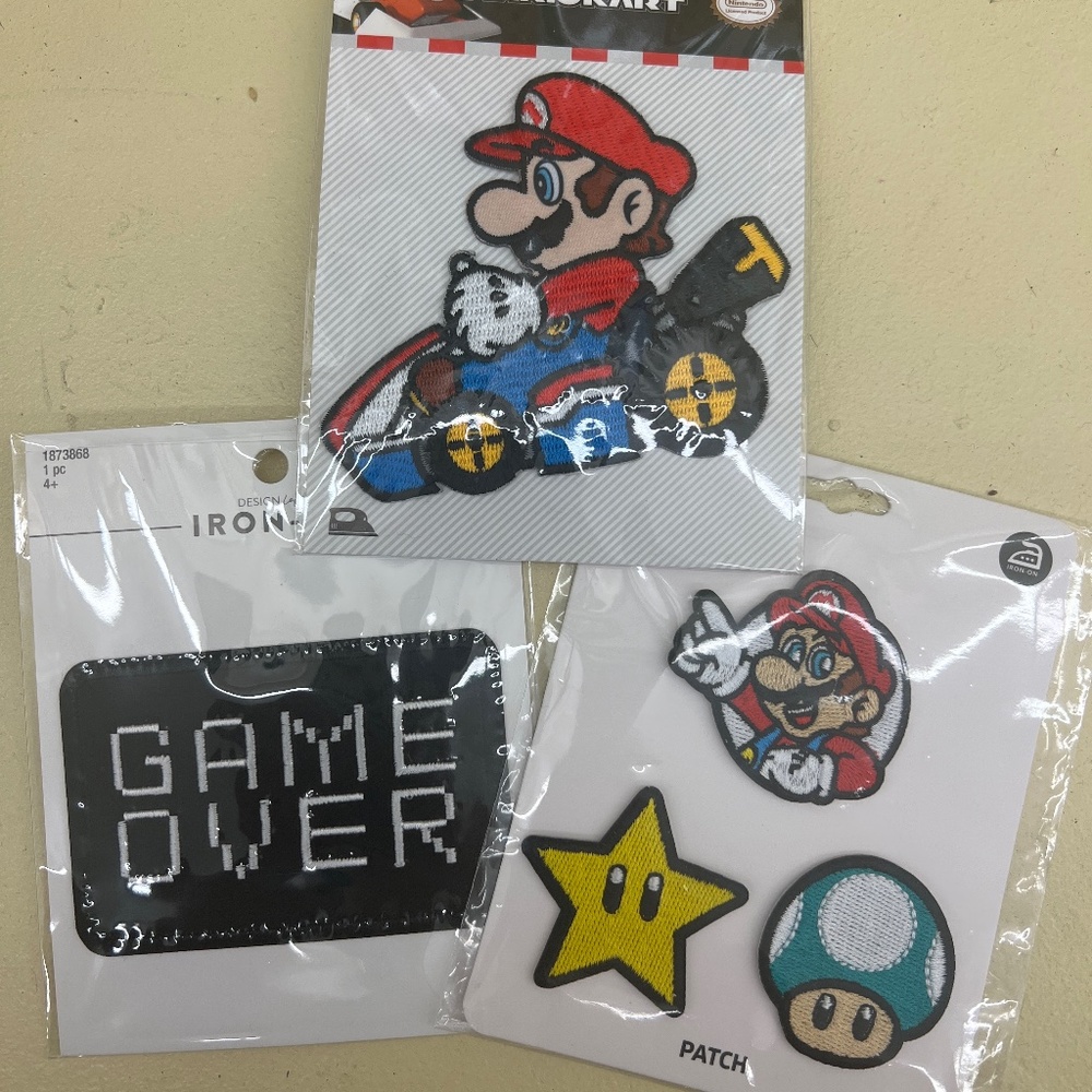 Super Mario Nintendo video game patches